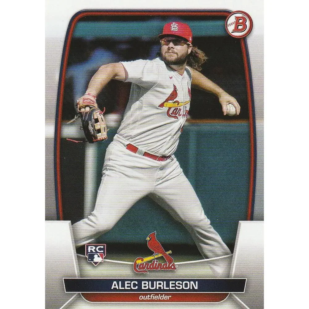 2023 Bowman Alec Burleson RC #47 St. Louis Cardinals